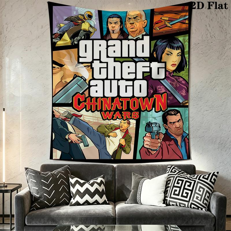 Grand Theft Auto V Urban Chaos Bedding 1 Duvet Cover 2 Pillowcase Without Core Soft And Comfortable Bedding Set Christmas Birthday Gift