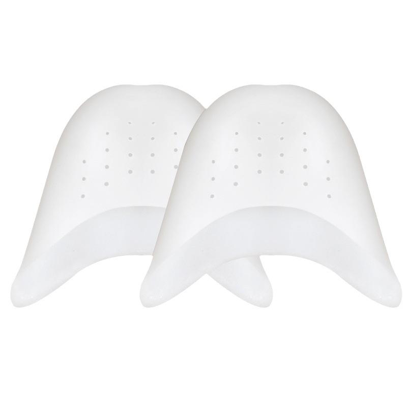 Silicone Anti-Friction Toe Cap and Forefoot Protector with Holes - Thickened, Super Soft Sleeve