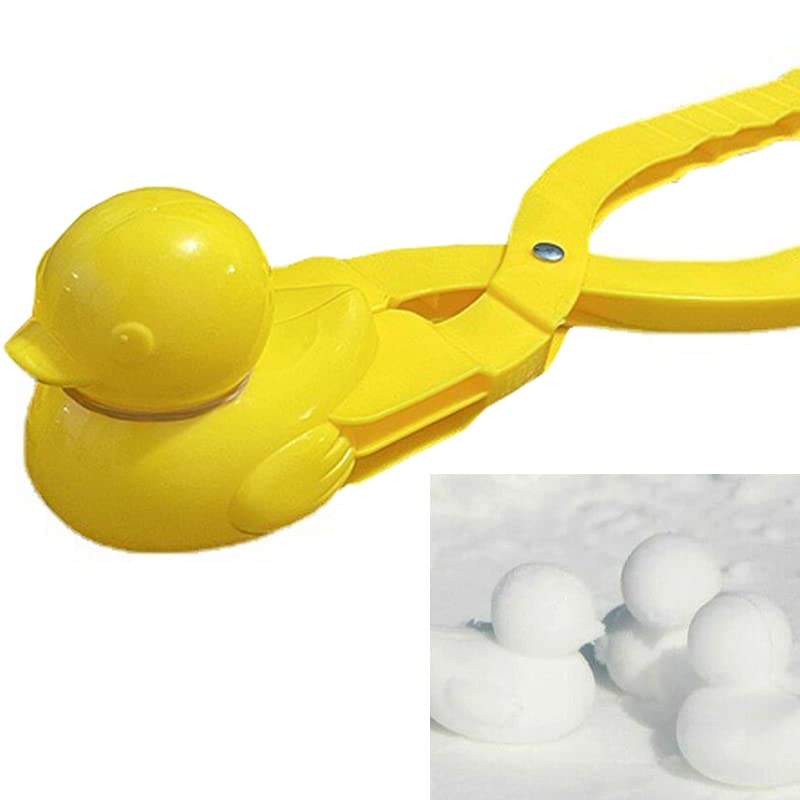 

Snowball Maker, Duck-Shaped, Extra Large, for Making Snowballs, Playing in the Snow, Sand, and Having Snowball Fights, a Parent-Child Game for Kids