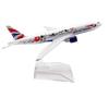 16CM Diecast Alloy 737 747 757 777 787 Airplane Model Toy Plane Collected Gift Series for Collectible Display