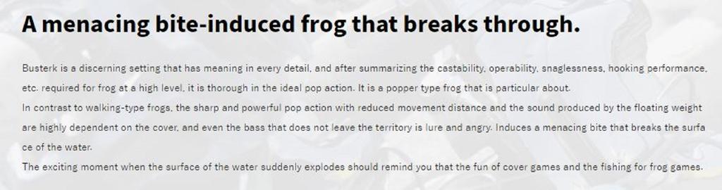 Deps Buster K 61mm 14 grams Floating Lure 05 (7058)