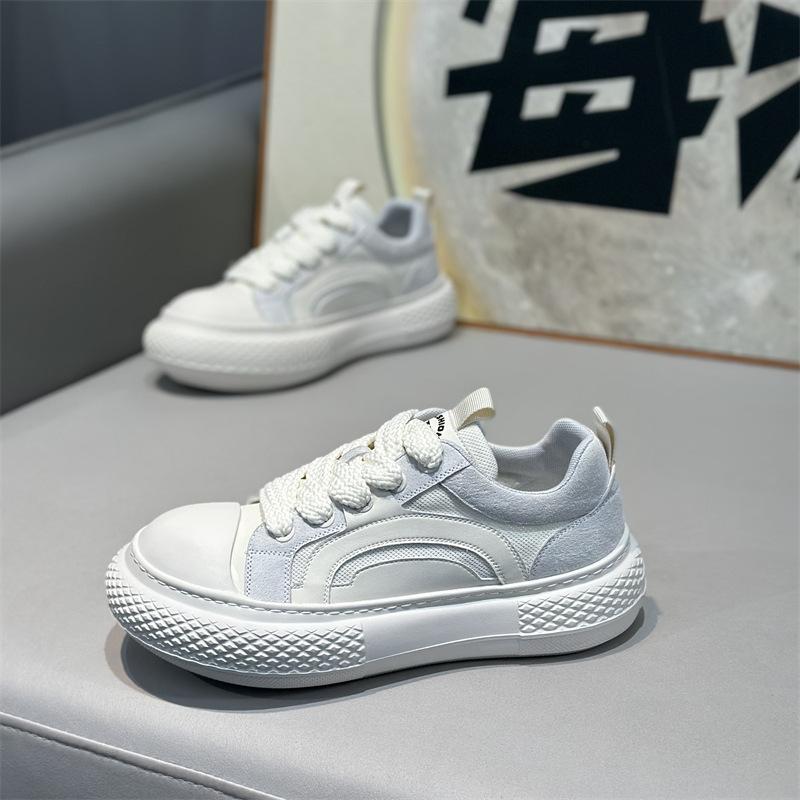 Summer new low-top mesh breathable and comfortable casual platform lace-up shoes dl