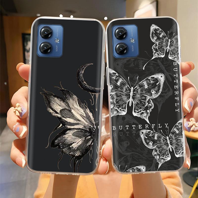 For Motorola Moto G14 4G Case Phone Cover High Quality Clear Silicone Funda For Moto G14 4G Full Protection Back Covers Coque