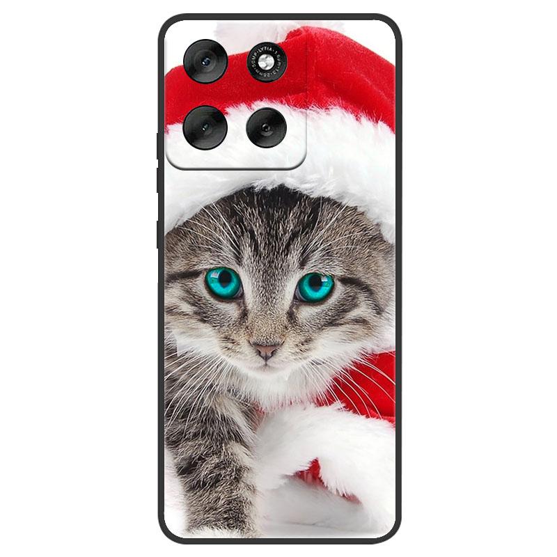 Christmas Painted Phone Case For Motorola Moto Edge 60 50 Pro Ultra Neo G56 G66j G66y G06 G86 Power G15 Soft Silicone TPU Cover