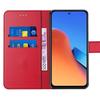 Coque - E.F.CONNECTION - pour Xiaomi Redmi 12 5G - Rouge - Protection Antichoc - Porte-Cartes