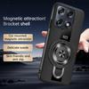 For  Magnetic Ring Holder Cover For Motorola Signature MOTO X70 Air Pro Edge 70 Ultra Wireless Charging Shockproof Case