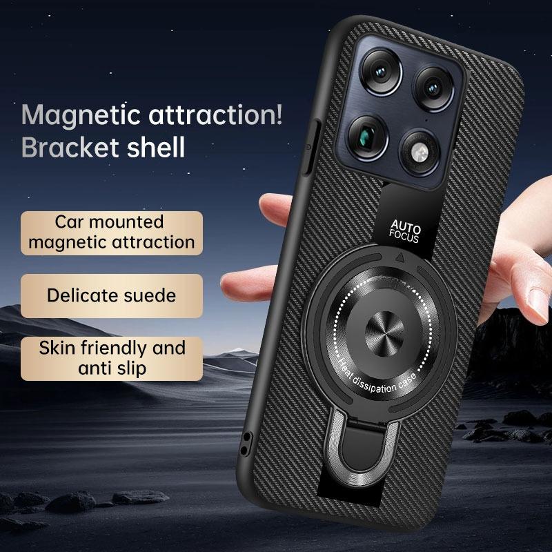 For Magnetic Ring Holder Cover For Motorola Signature MOTO X70 Air Pro Edge 70 Ultra Wireless Charging Shockproof Case