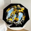 1pc Transformer Bumblebee Automatic Umbrella | Portable Foldable 8-Rib Manual Open, Cute Halloween & Christmas Gift for Outdoor, Casual Accessory, Dur