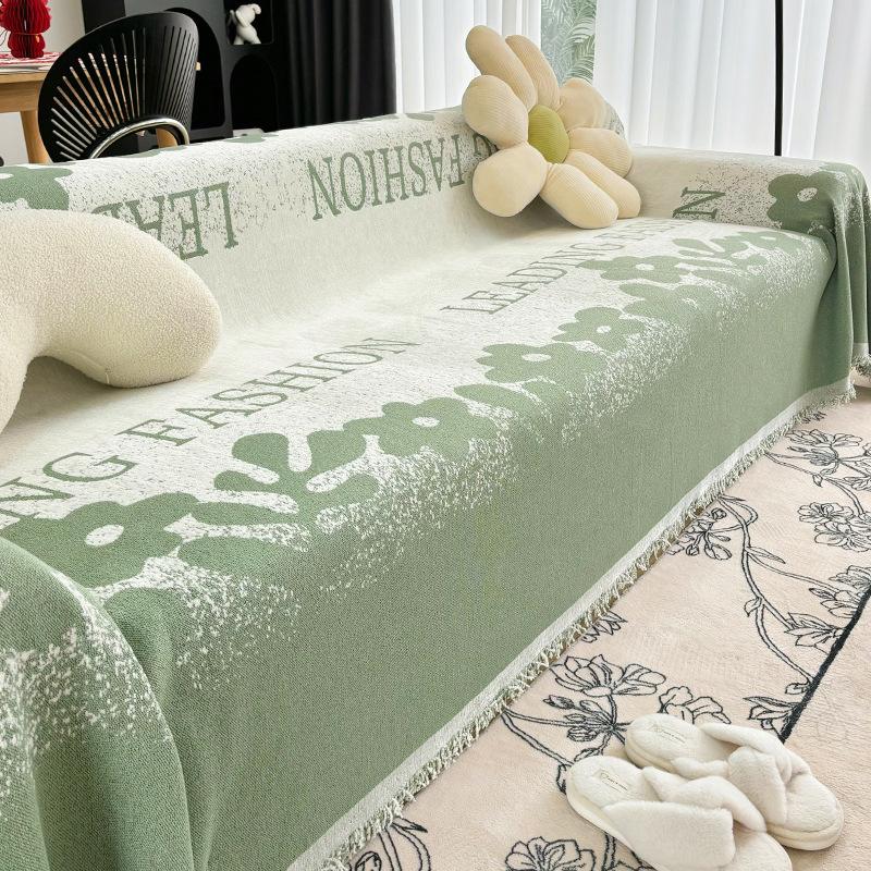 Chenille Sofa Towel, Light Luxury and High-end Cushion, Full Cover Blanket, Universal Cover for All Seasons, All-inclusive Cover