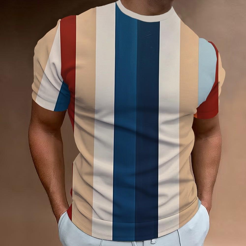 Casual Breathable Men's T-shirt Top Men's Clothing Summer Men's T-shirt