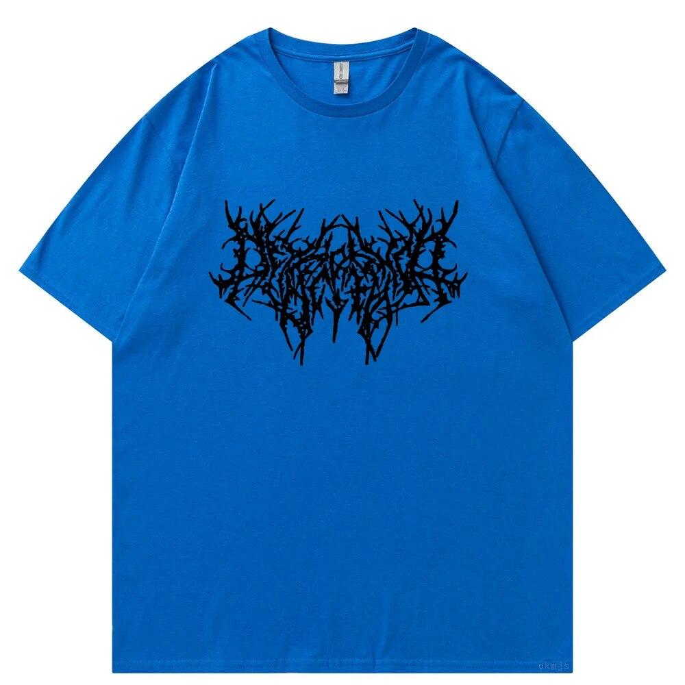 Готическая темная футболка унисекс WoUnisex Футболка большого размера Панк черная одежда — фото 9