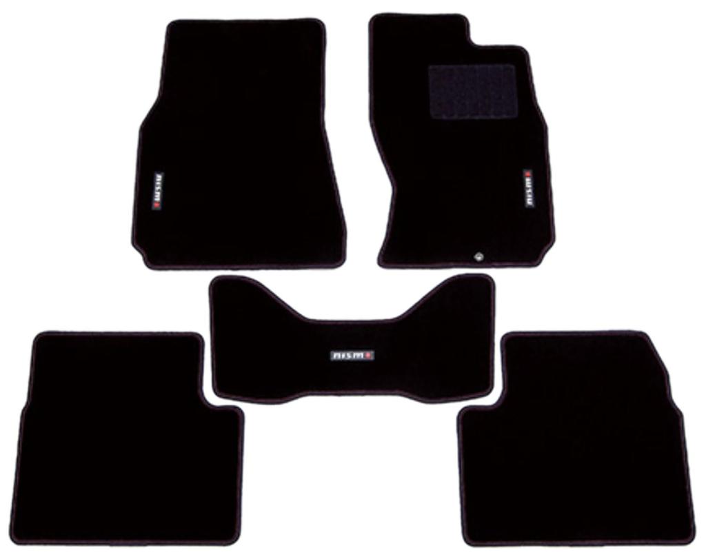 Nismo Floor Mats for Nissan Skyline R32 Series 4WD Nismo Logo (Manual Transmission) (with Plate) 74902-RNR25