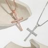 Belief Prayer Cross Pendant Small Design Street Hip Hop Cross Necklace