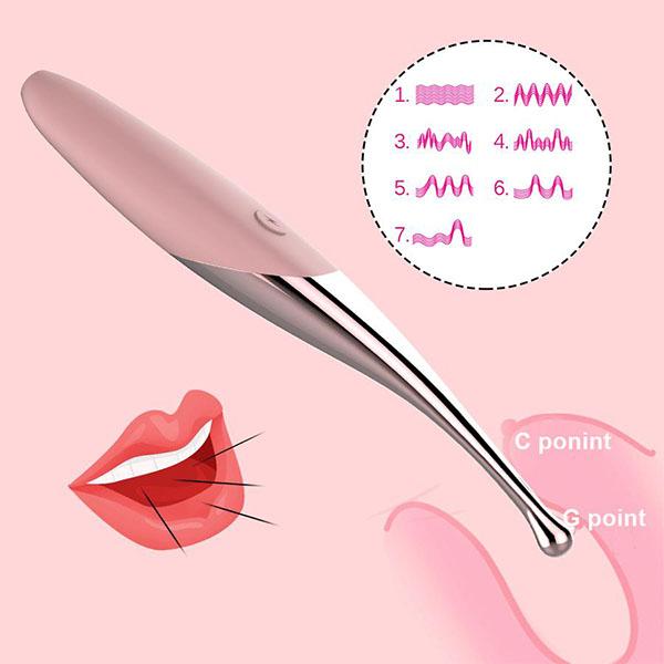 Mute Magic Wand G Spot Vibrator Licking Nipple Clitoral Stimulator Sex Toys for Women Vaginal Massager Sex Product for Couple