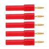 5Pcs Convert Banana Plug Strong Connectivity Good Conductivity 2mm to 4mm Conversion Banana Plug