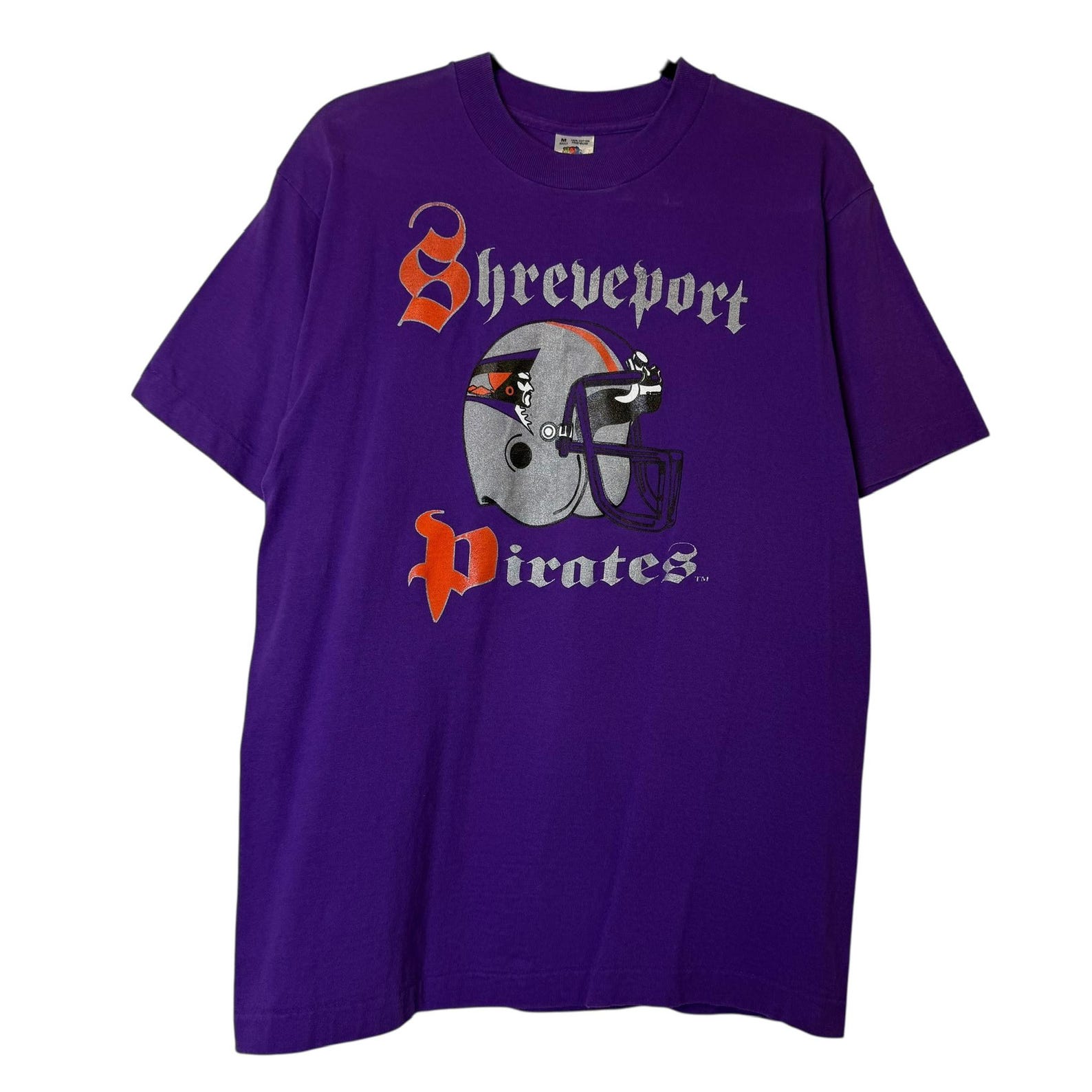 90 s Shreveport Pirates T shirt Sz M (B1238) 4XL