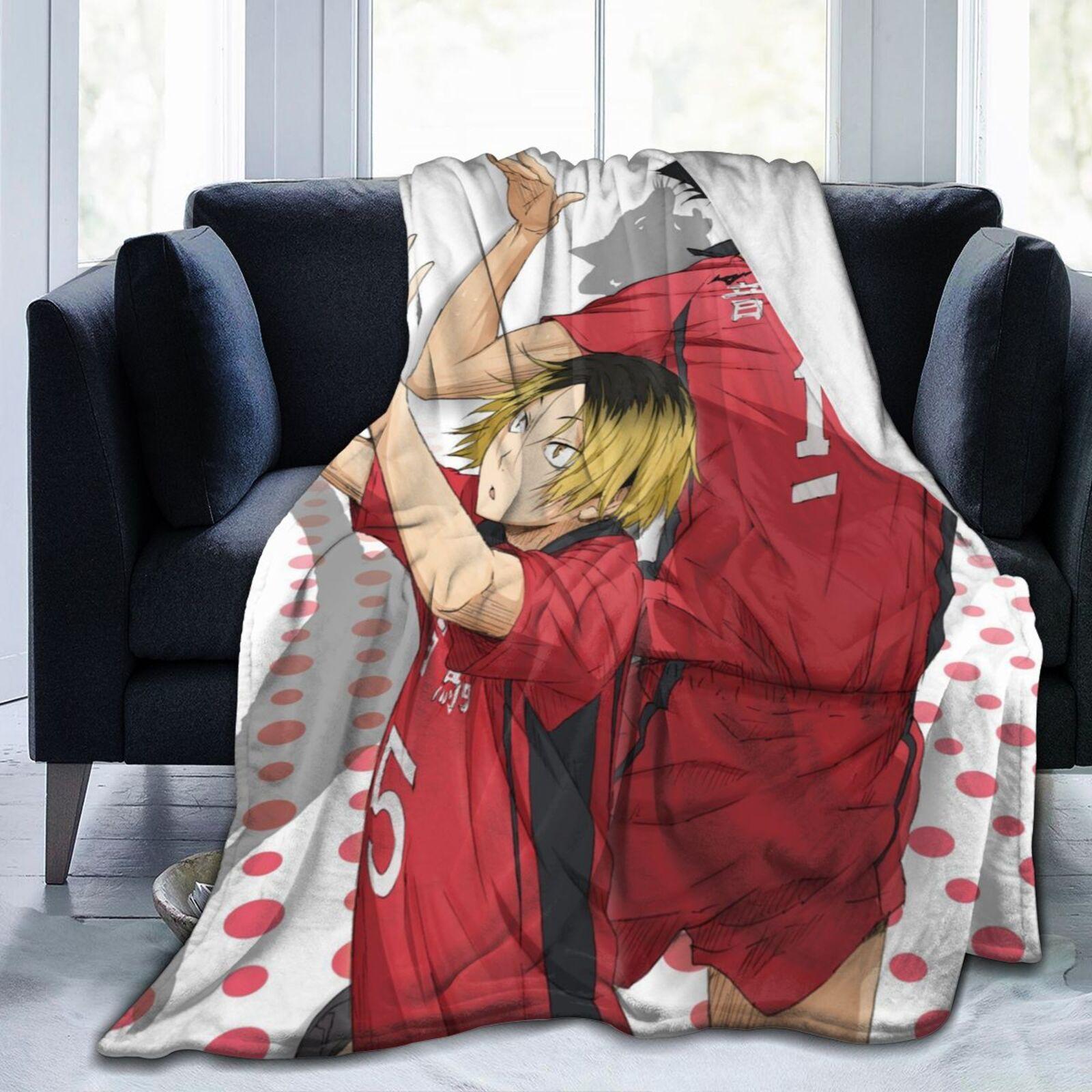 

Супер мягкое и легкое одеяло Tetsuro Kuroo Haikyuu, летнее одеяло для кровати, дивана, дивана, одеяло для подарка на все сезоны