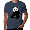 Cute Little Panda Bear Real Animal Tshirt Nonshrink Basic Cotton Tshirt