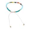 7 Chakra Beads Bracelet Natural Stone Braided Rope Healing Balance Bracelet Bangles with 2mm Beads Handchain for Women
