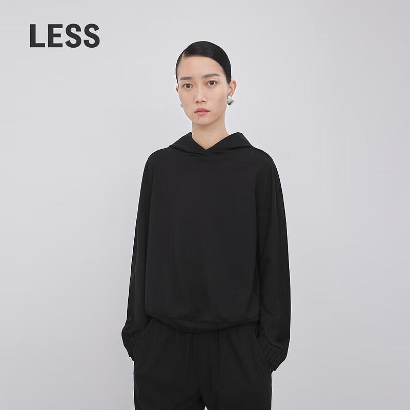 

LESS 2023 Autumn Hooded Pullover Sweatshirt M