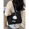 This year's popular bag women's large-capacity new casual simple shoulder bag is versatile for class commuting tote bag