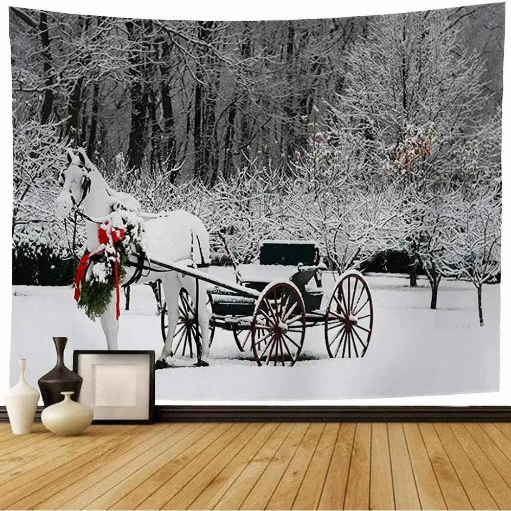 Princess Carriage Cartoon Tapestry Office Living Room Decoration Home Wall Tapestry