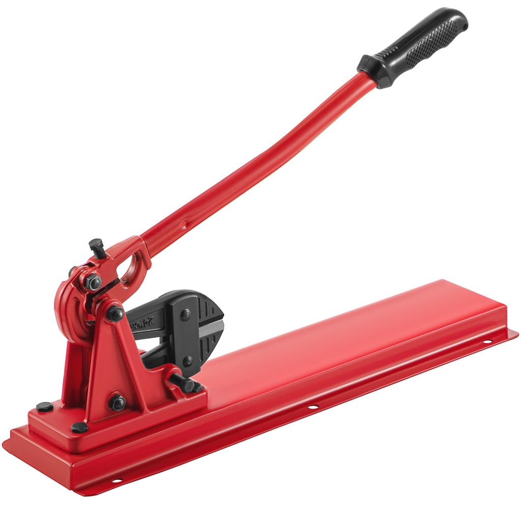 VEVOR Bench Swager Tool 24\" Wire Rope Swaging Tool with Crimper Cable Bolt Cutter Head Bench Crimper 1/16\"-3/16\" Aluminum/Copper