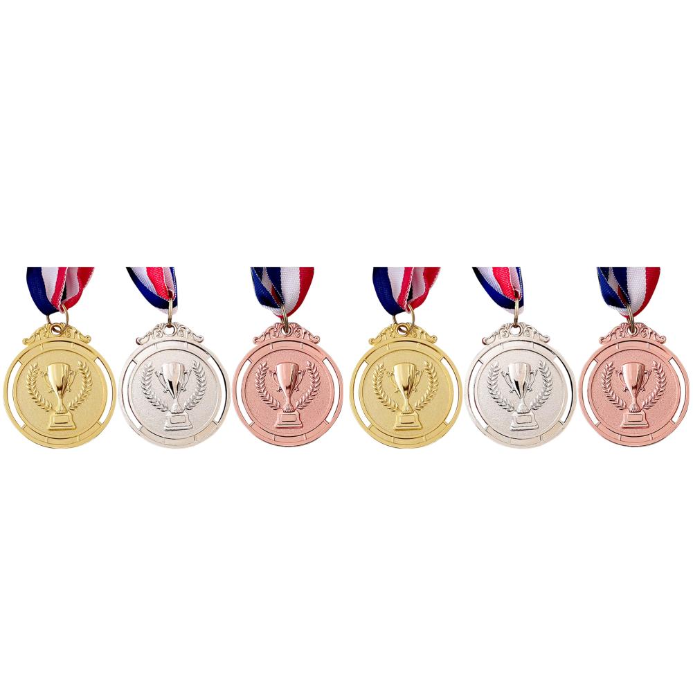 

T0# 3 шт. набор золотых серебряных бронзовых медалей наградные медали цинковый сплав для соревнований P