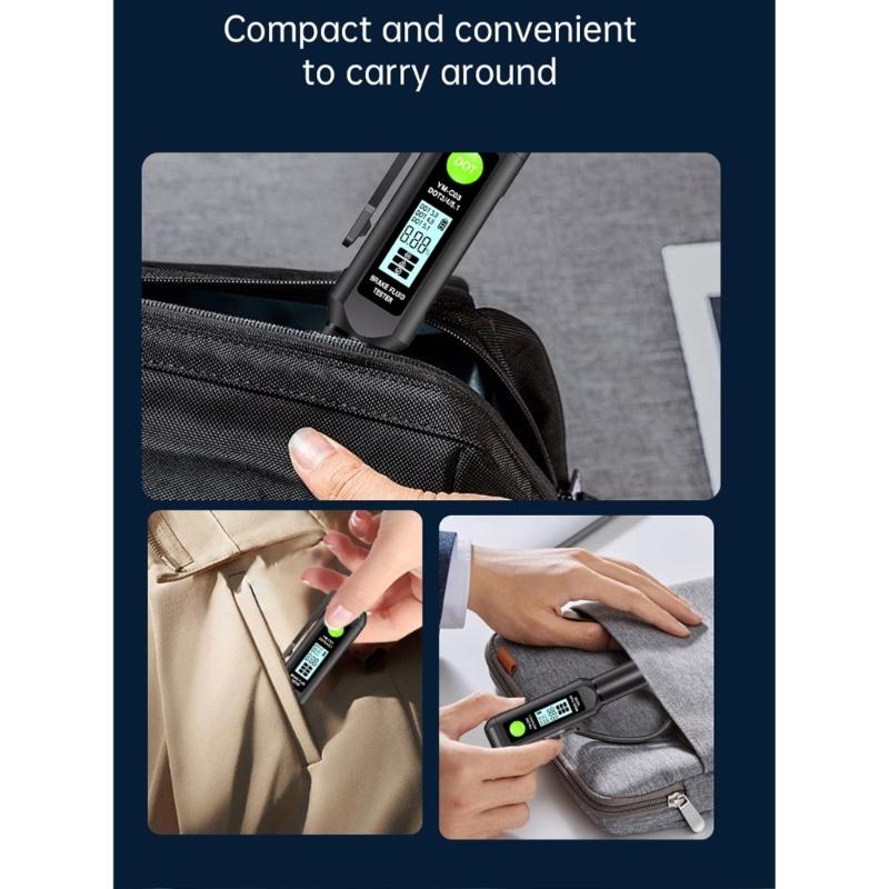 Accurate Oil Quality Check Pen Universal Brake Fluid Tester Car Diagnostic Tool Digital Tester Vehicle Auto Testing Tool