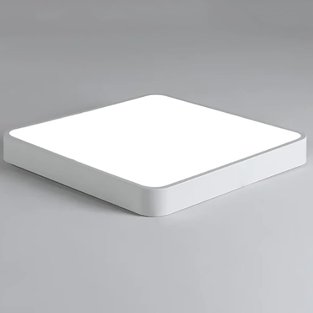 Dimmbare LED-Deckenleuchte, flach an der Decke montiert, mit einstellbarer Lichtfarbe, nah an der Decke, moderne quadratische Leuchte für Schlafzimmer, Küche
