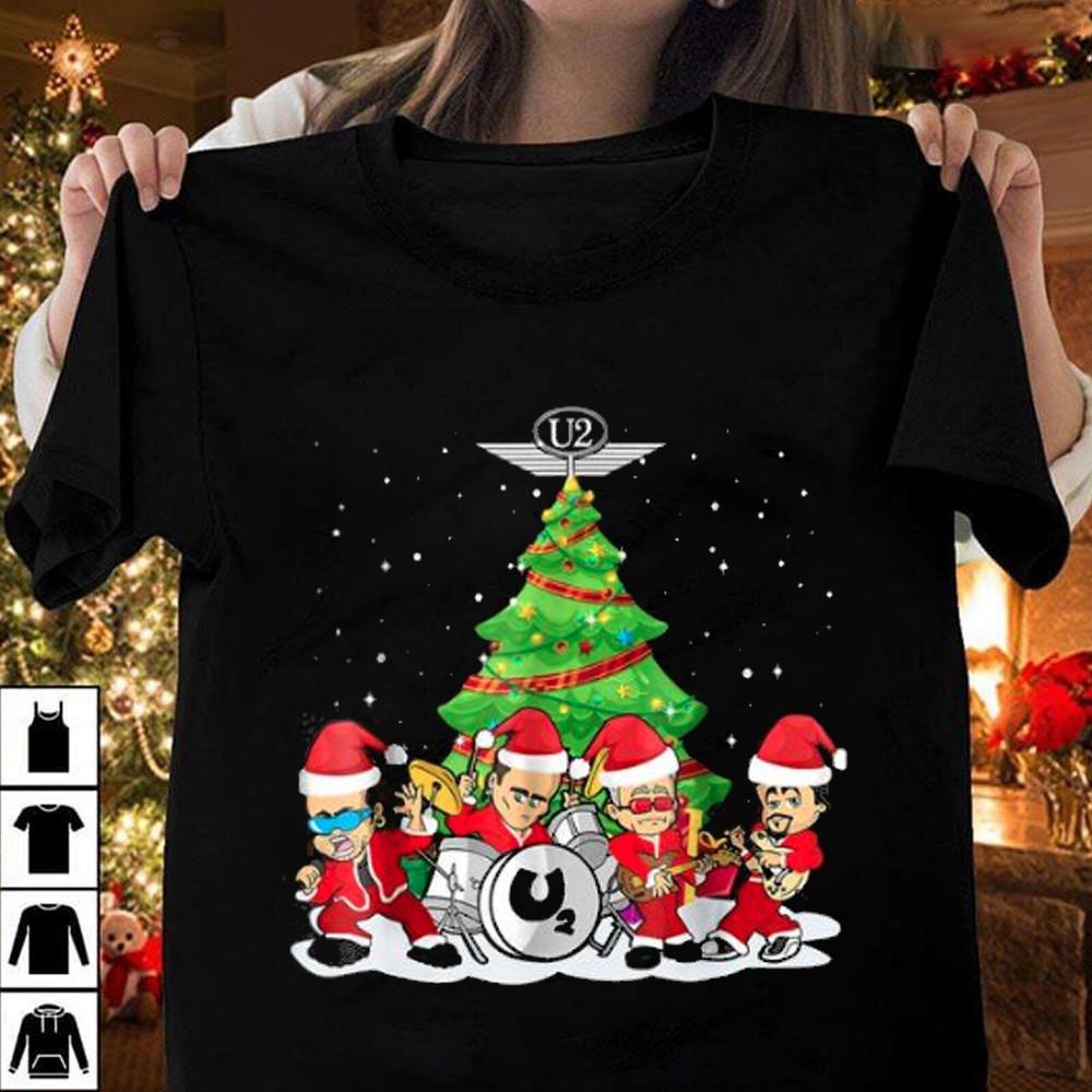 Collection U2 Band Merry Christmas Funny Shirt Black Inisex S-5XL ND1397 Unisex T-Shirt