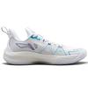 New LiNing Lightning Speed 1.5 1.5 Cushioning Wear Resistant Rebound Low Top Basketball Shoes Men's White Blue Purple ABAT101-3