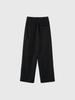 GENERALIDEA Double-Pleat Semi-Wide Slacks [Black] / Gf1Lpt503