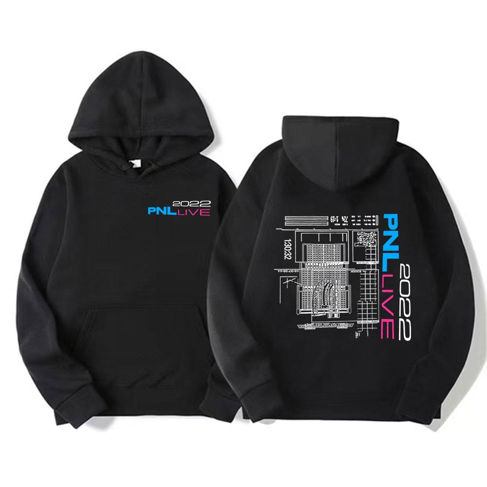 Le Monde Chico Pnl Album French Rapper Graphic Hoodies Men Women Harajuku Hip Hop Punk Sweatshirts High Quality Fleece Pullovers