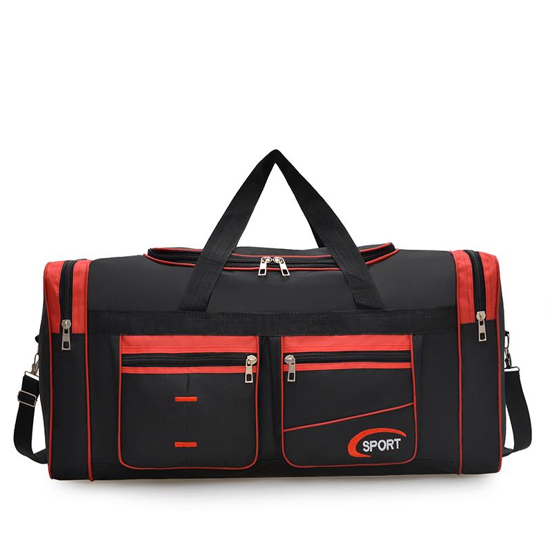 Sports Travel Handbag, Featuring A Secure Zipper Closure, Is Ideal For Sports, Fitness, And Travel. With Fashionable Design And