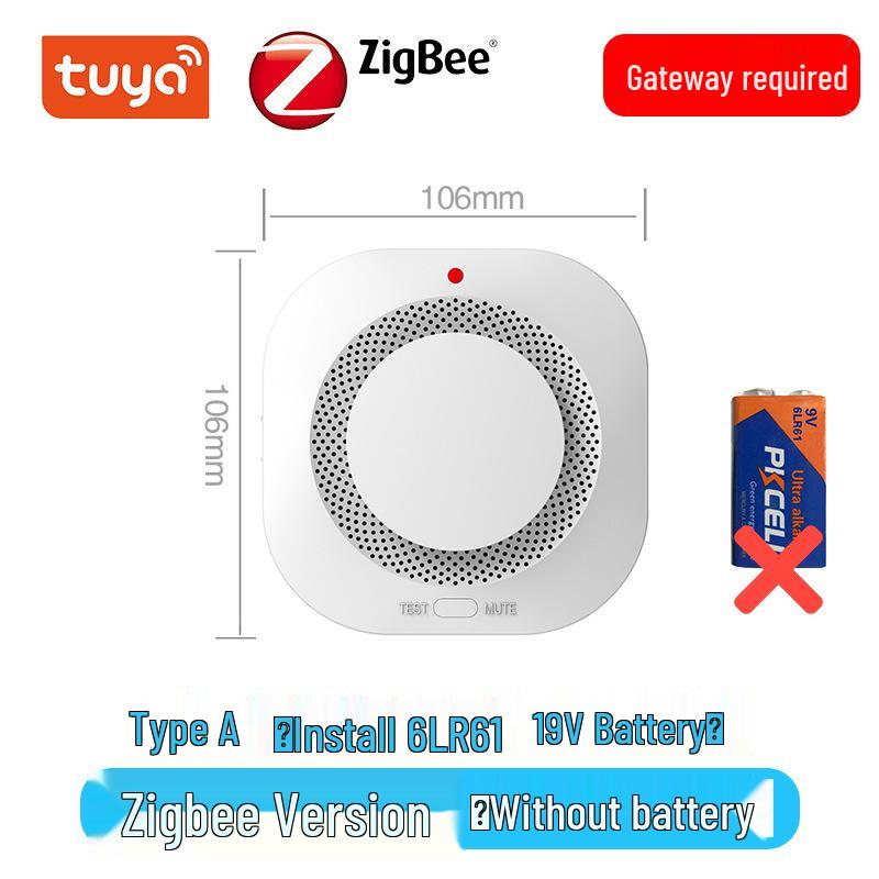 Tuya Smart WiFi Smoke Detector with Mobile Alerts