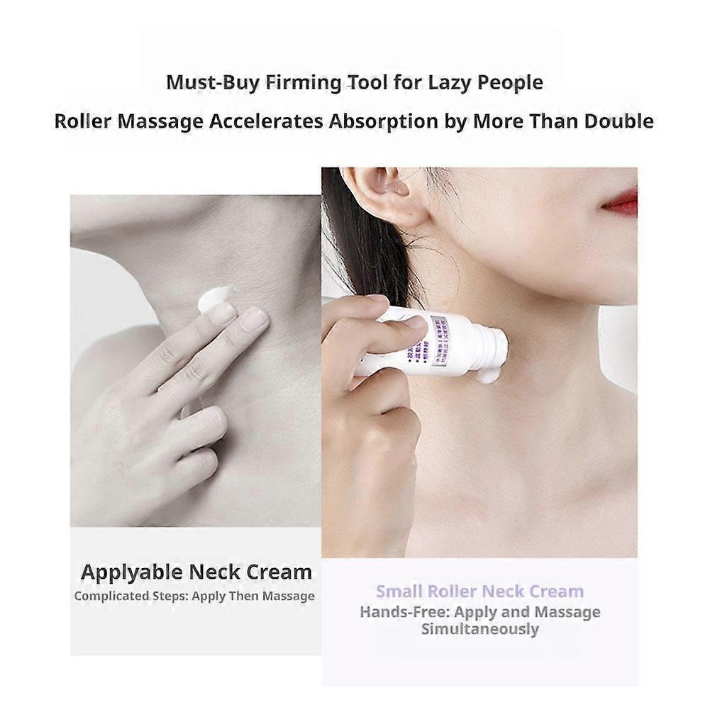 Roller Massage Cream-Infused with Retinol Hyaluronic Acid Firms the Neck Reduces Wrinkles Double Chin