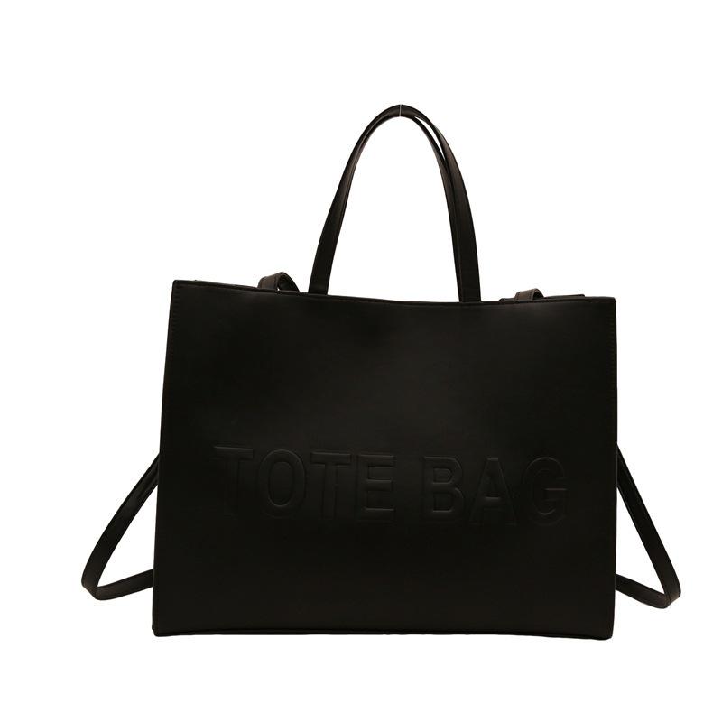 2025 Large Capacity Women's Retro Crossbody Tote Bag - Trendy Autumn Commute Handbag for College Students