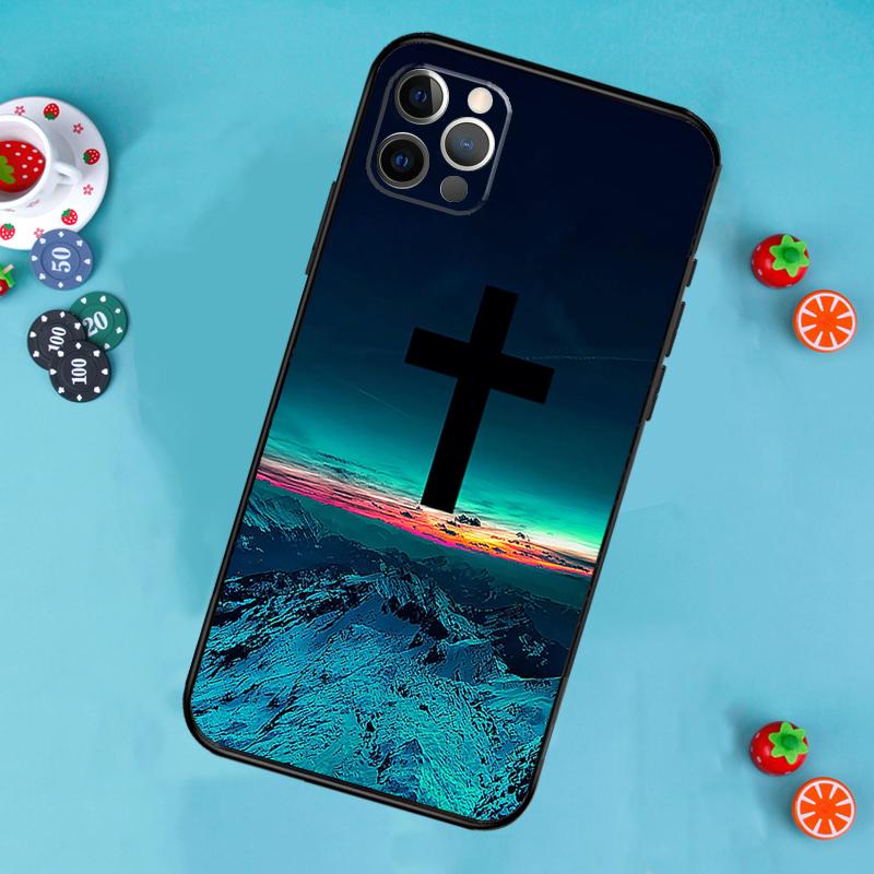 New Faith Christian Religious Jesus Phone Case For iPhone 16 15 14 Pro Max 11 12 Pro 13 Pro Max XS Max XR X Plus Back Cover