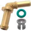 3 Stück lr049990 Auto-Thermostat-Auslassschlauchverbinder, Kühlmittelauslassschlauchverbinder-Kit, Ersatz-Schlauchverbinder für Thermostat-Auslässe für C2Z28467