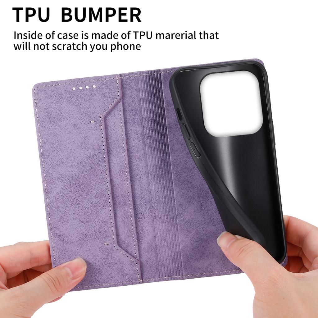 DF-05 For Xiaomi Redmi Note 14 5G Wallet Case RFID Blocking PU Leather Phone Cover