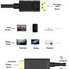 DisplayPort To HDTV 6feet 4K UHD Video Cable With Gold Plate Connectors For Gaming Computer Setups