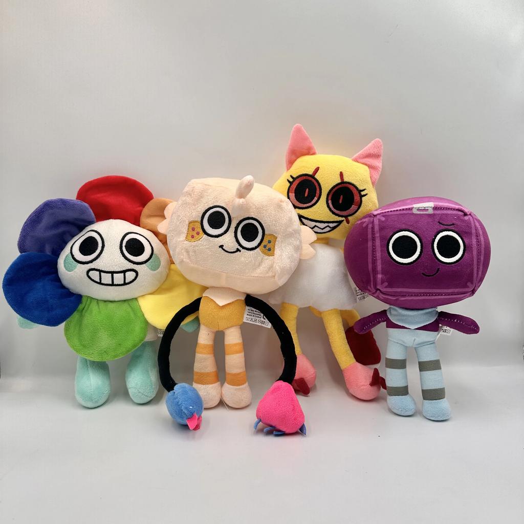 8pcs Dandy's World Cute Scrap Goob Pebble Soft Pillow Doll Children's Game Horror Gift Toy