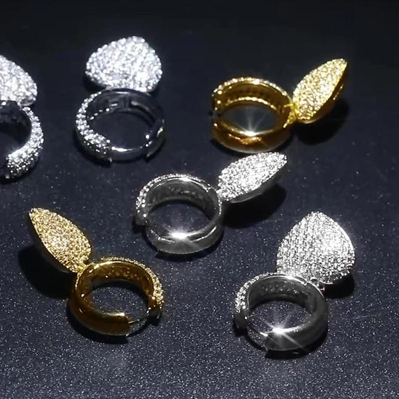 Huitan Noble Heart Drop Earrings for Women Romantic Dazzling Attractive Piercing Accessories Trendy Exquisite Wedding Jewelry