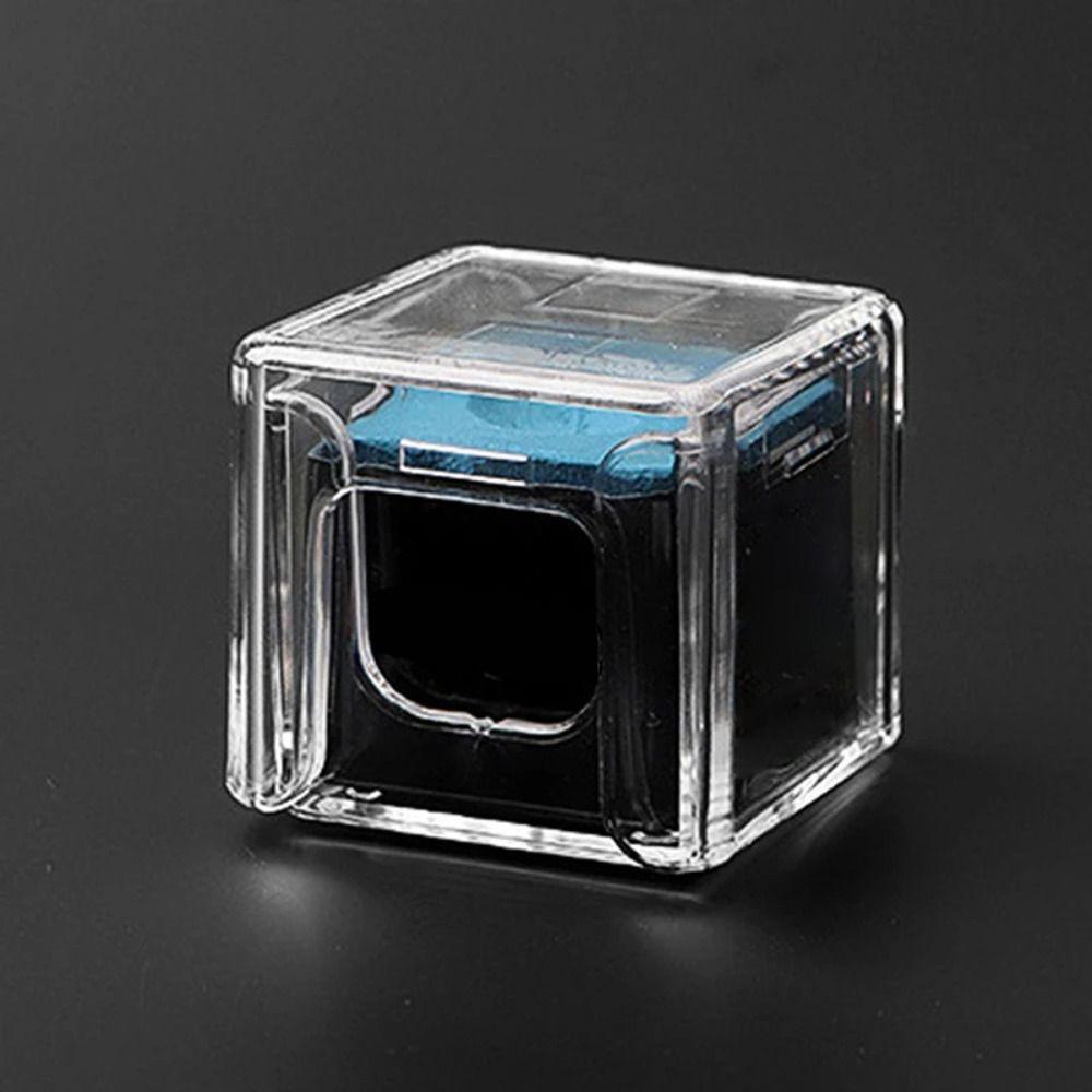 1Pcs Moistureproof Acrylic Box Plastic Cube Storage Holder Durable Billiard Accessory Snooker Pool