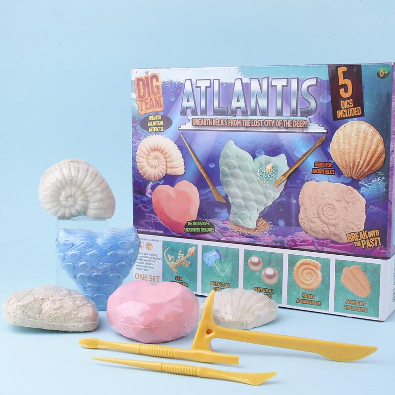 Large Dinosaur Fossil Excavation Toy Set for Kids – DIY Multi-Style Blind Box