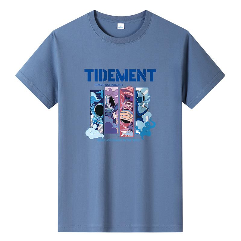 Мужская повседневная футболка из чистого хлопка Big Yards — фото 7