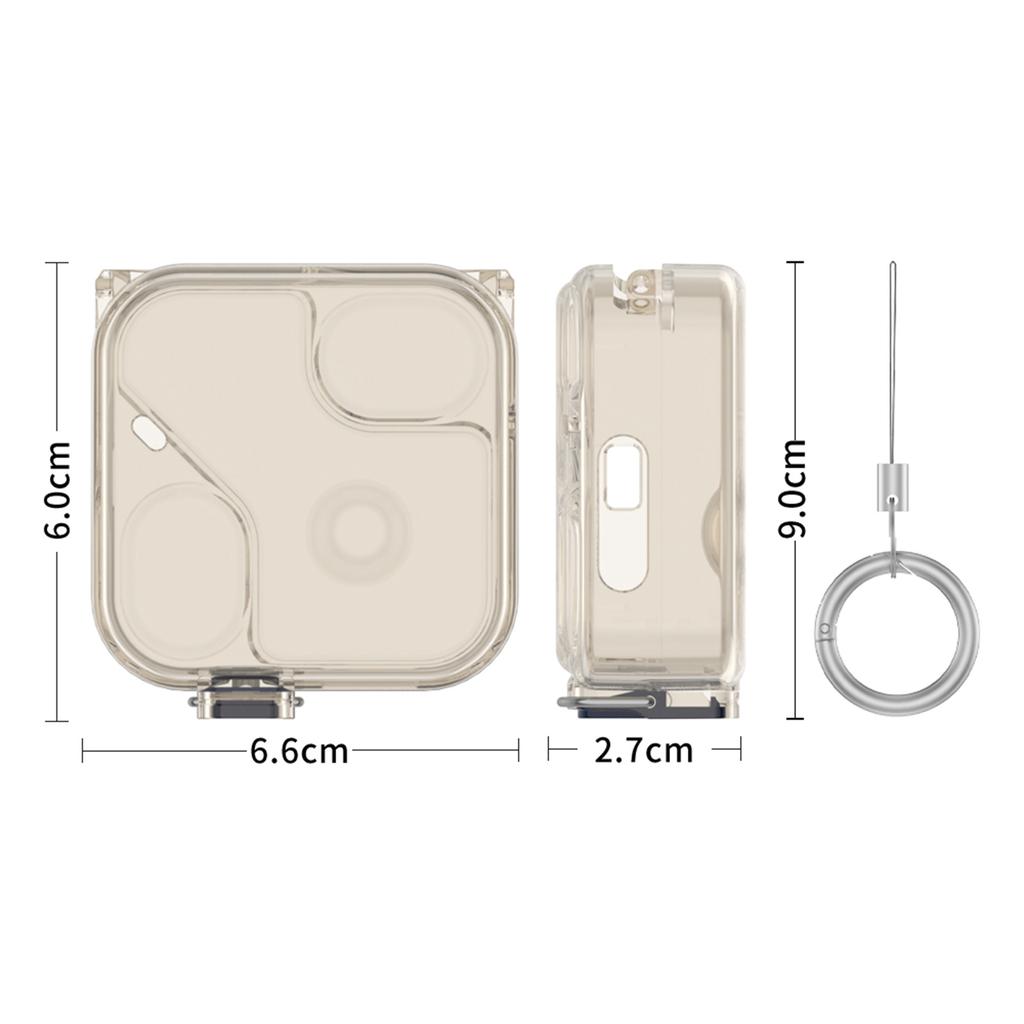 Anti-Scratch Earphone Protective Case For Nothing Ear (3) Bluetooth-compatible Earbuds Protective Cover with Carabiner Case