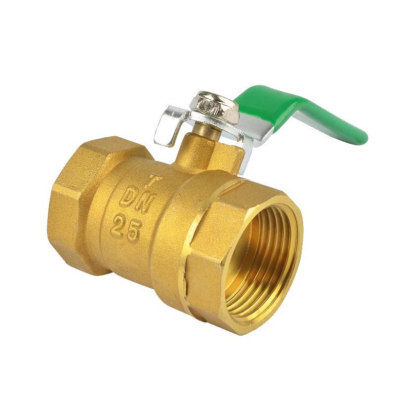 High Temp Resistant All-Copper Ball Valve: DN15 DN20 1-inch.