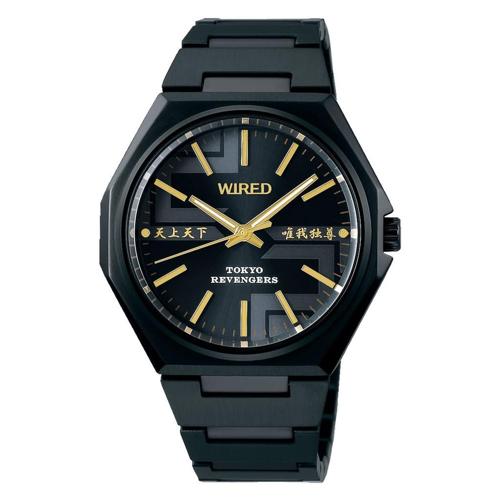 Wired Tokyo Revengers Collaboration Model AGAK714 Black [Seiko Watch] Men's